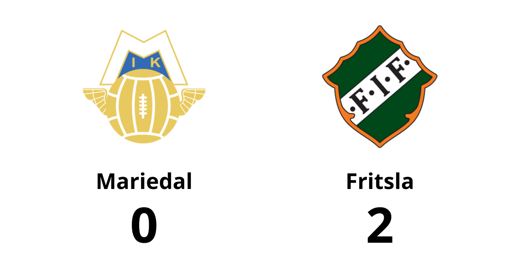 Mariedals IK förlorade mot Fritsla IF