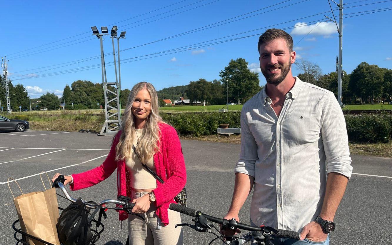 Caroline Claesson och Filip Lené deltog för första gången på sju år. 