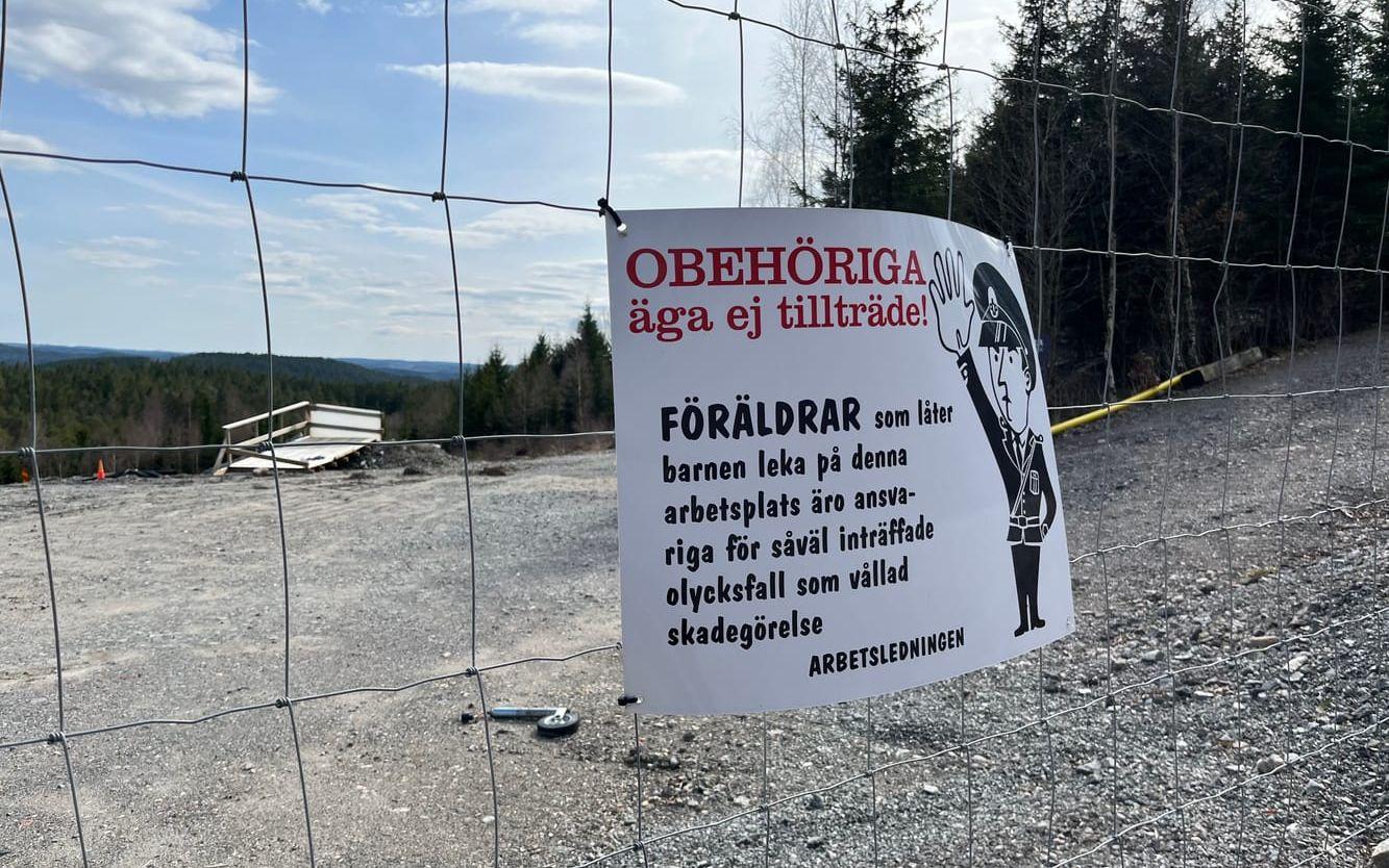 Schaktmassorna mellan Ubbhult och Hällingsjö ska bli tomter för bostadshus.