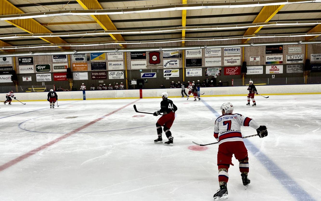 Företagscup i ishockey i Fotskäl ishall. 